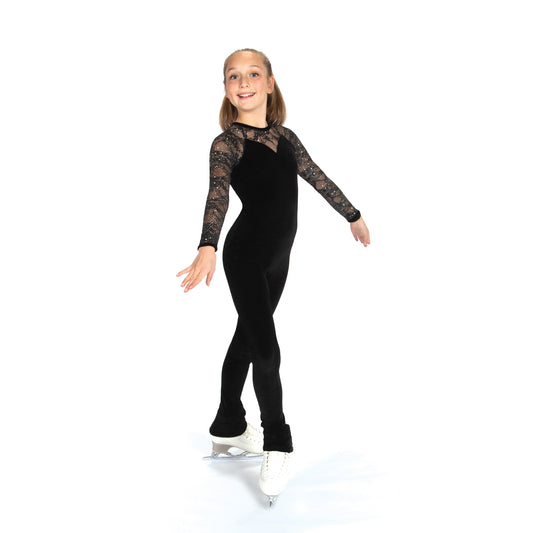 Jerry's 289 Glitter Lace 1-Piece Youth Black Youth 8-10