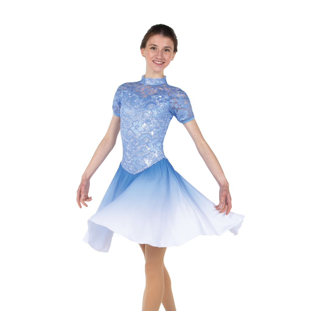 Jerry's 116 Frost Fade Dance Dress Youth Frosty Blue Youth 12-14 Short